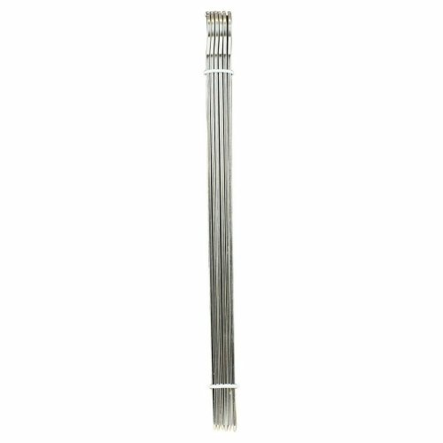 Set med grillspett fr barbecue Algon Metall 6 Delar (24 antal)