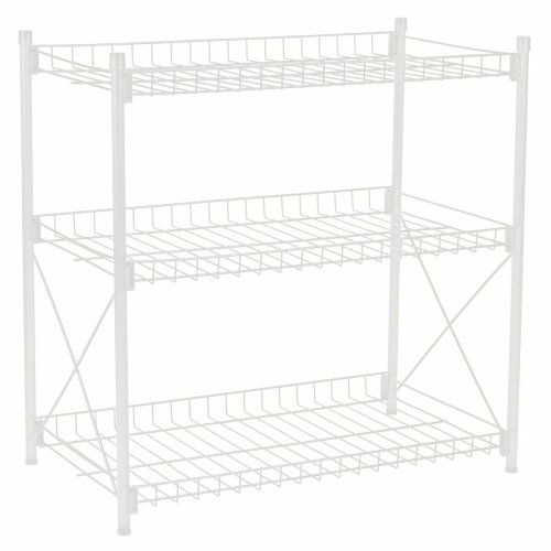 Bokhylla Confortime Metall Vit 52 x 34 x 55 cm (2 antal)