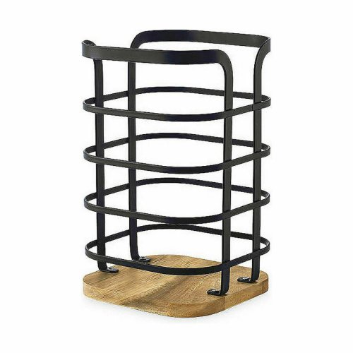 Kruka fr kksredskap Confortime West Metall Svart (6 antal)