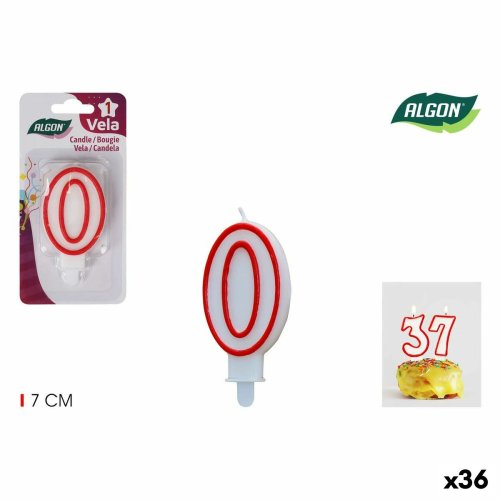 Set med levande ljus Algon Rd (36 antal)