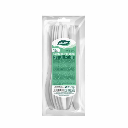 Knivset Algon teranvndningsbar Vit 36 antal 19,6 cm