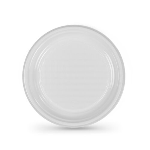 Set med teranvndbara tallrikar Algon Rund Vit 17 x 17 x 1,5 cm