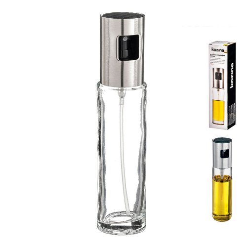 Sprayflaska fr olja eller vinger Kozina Metall Glas 150 ml  4