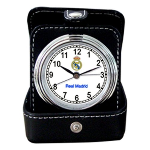 Vckarklocka Real Madrid C.F. Travel size Svart
