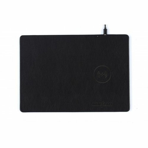 Liten matta med trdls laddare Qi MiniBatt MB-PAD Svart