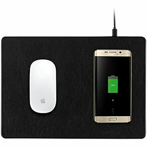 Liten matta med trdls laddare Qi MiniBatt MB-PAD Svart