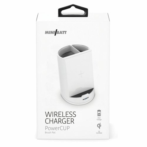 Trdls laddare med mobilhllare MiniBatt PowerCUP Stiftpenna Vi