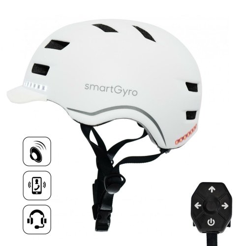 Hjlm fr elscooter Smartgyro SMART PRO Vit