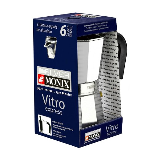 Italiensk Kaffepanna Monix Braisogona_M620006 Silver Aluminium 6