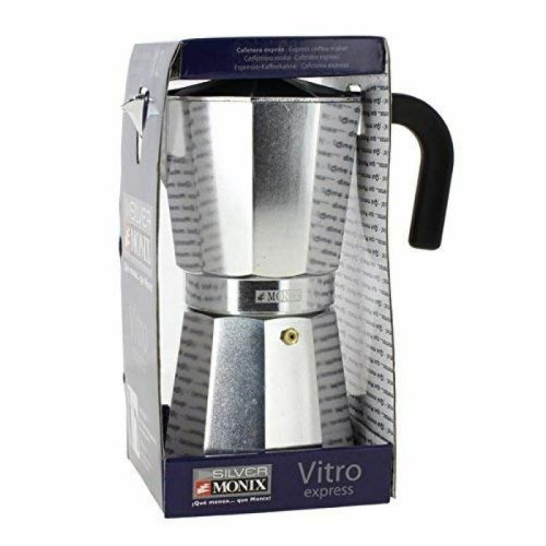 Italiensk Kaffepanna Monix Braisogona_M620012 Silver Aluminium 1