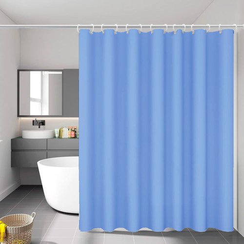 Duschdraperi Exma Bl PVC 140 x 180 cm