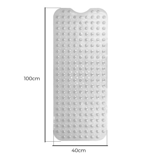 Halkfri duschmatta Exma Transparent PVC 100 x 40 cm