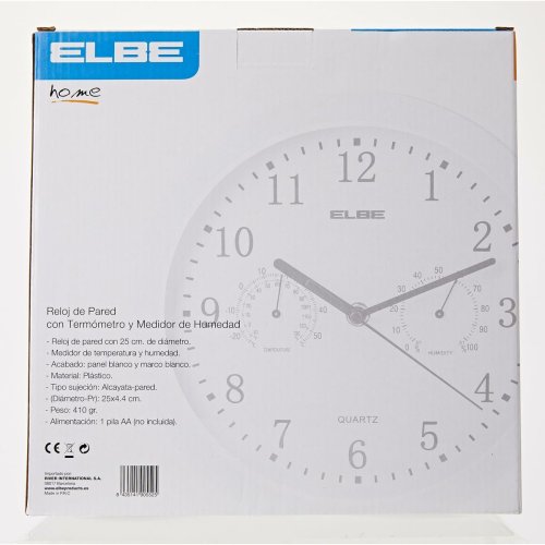 Vckarklocka ELBE RP2005B Vit