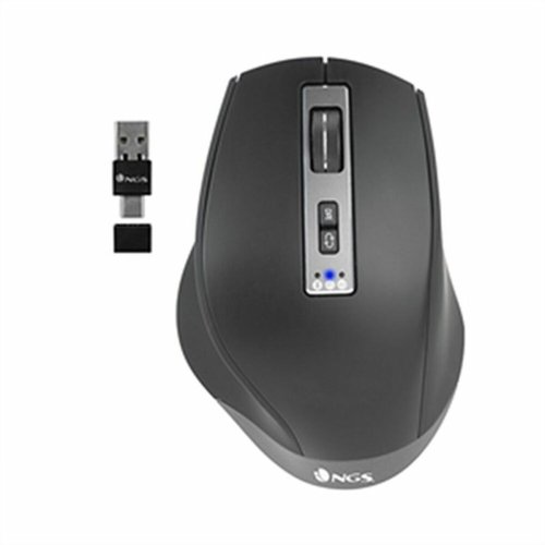 Mus NGS BLUR-RB Svart 3200 DPI Trdls