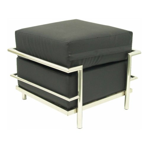 Fotpall Piqueras y Crespo 57PSPNE Svart Lderimitation