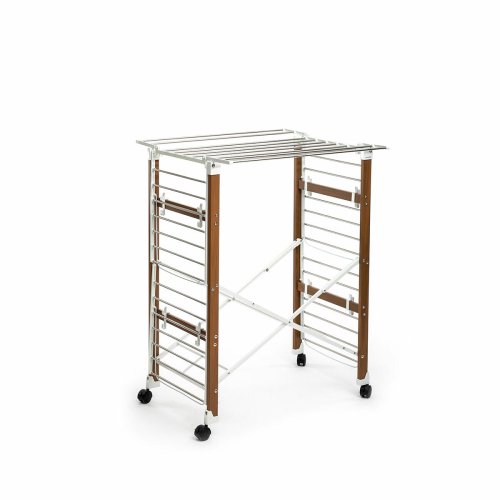 Vertikalt hopfllbart torkstll med hjul Dreeyl InnovaGoods 38 s