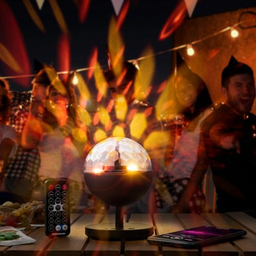 Uppladdningsbar LED-projektor med hgtalare Istarlyt InnovaGoods