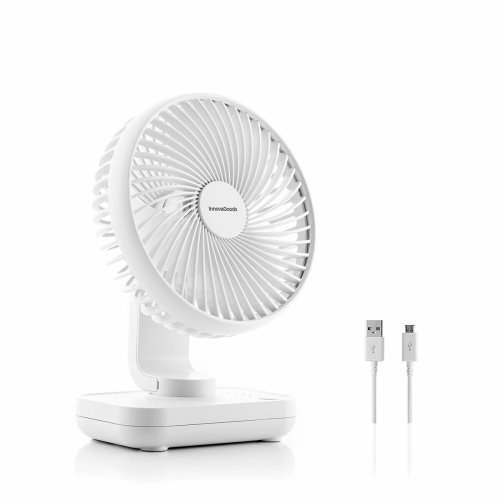 Laddningsbar Skrivbordsflkt Fanrec InnovaGoods 5,4'' 3600 mAh