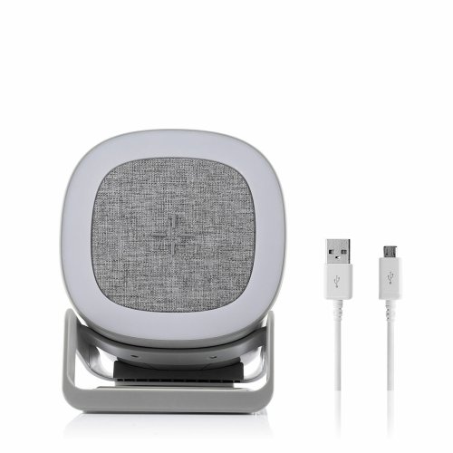 Laddare med trdls hgtalare med LED-lampor Souwis InnovaGoods