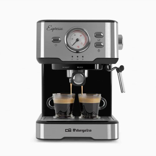 Superautomatisk kaffebryggare Orbegozo 17762 ORB Silver 1,5 L