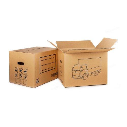 Kartong fr flyttning Fun&Go 50 x 35 x 35 cm