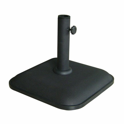 Parasollfot Marbueno Svart 35 x 5 x 35 cm Fyrkantig