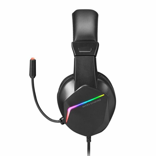 Hrlurar med mikrofon Gaming Mars Gaming MH122 Svart