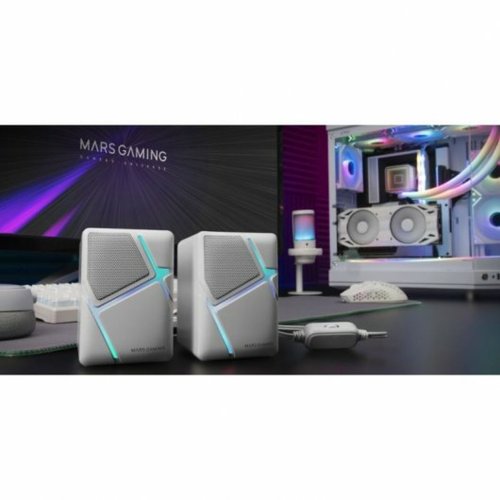 PC-hgtalare Mars Gaming MSHW Vit