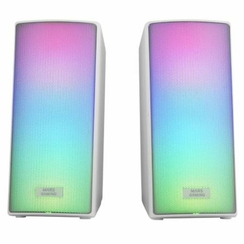 PC-hgtalare Mars Gaming MSRGB2W Vit