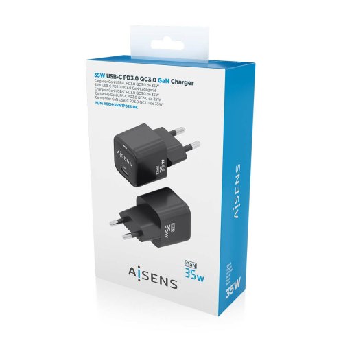Vggladdare Aisens ASCH-35W1P023-BK Svart 35 W (1 antal)