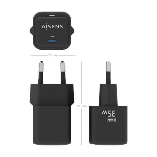 Vggladdare Aisens ASCH-35W1P023-BK Svart 35 W (1 antal)