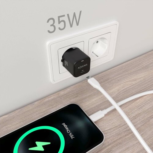 Vggladdare Aisens ASCH-35W1P023-BK Svart 35 W (1 antal)
