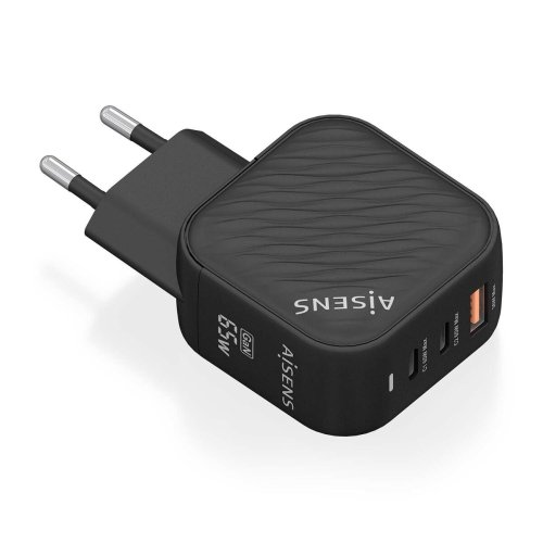 Vggladdare Aisens ASCH-65W3P027-BK Svart 65 W (1 antal)