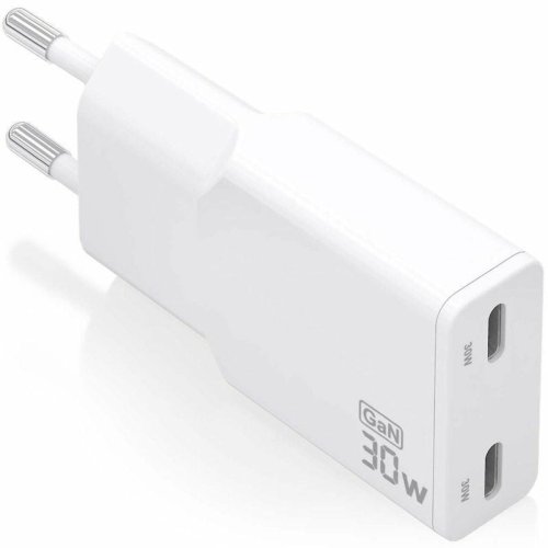 Vggladdare Aisens ASCH-30W2P048-W Vit 30 W