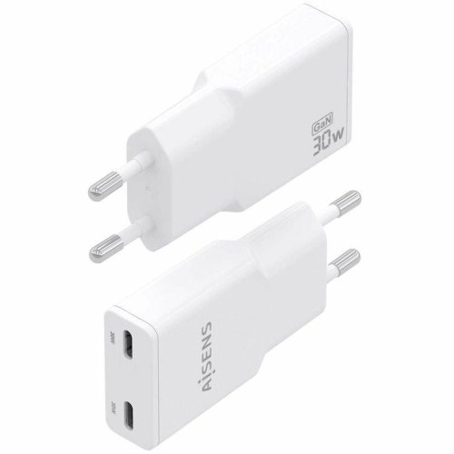 Vggladdare Aisens ASCH-30W2P048-W Vit 30 W
