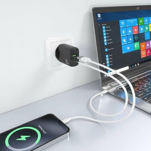 Vggladdare Aisens A110-0924 Svart 30 W