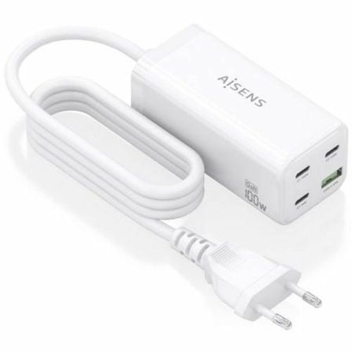 Trdls laddare Aisens ASCH-100W4P053-W Vit 100 W