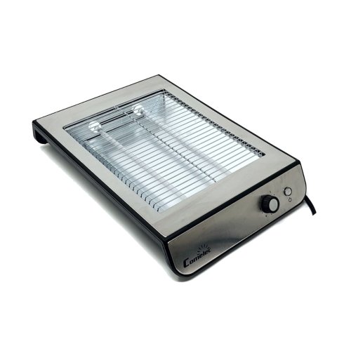 Brdrost COMELEC D230580 600 W Rostfritt stl Svart 600 W