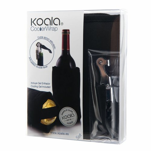 Set med Vintillbehr Koala Ac Svart Metall 2 Delar