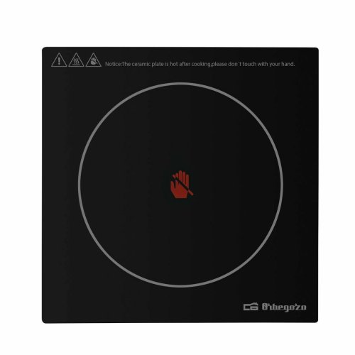 Keramisk platta Orbegozo 16798 2000 W Svart  28 cm