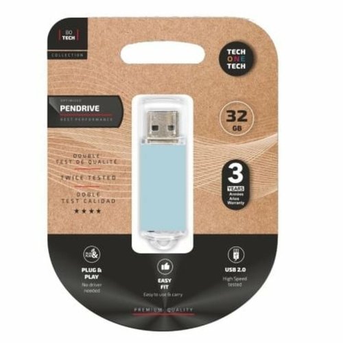 USB-minne Tech One Tech TEC3010-32 Bl 32 GB