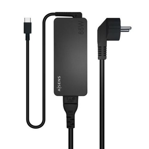 Vggladdare Aisens ASCH-1PD65D-BK 65 W Svart (1 antal)