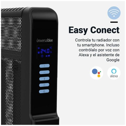 Vrmeelement Universal Blue 4020B UCRM9004 Svart 2000 W