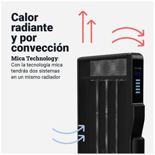Vrmeelement Universal Blue 4020B UCRM9004 Svart 2000 W