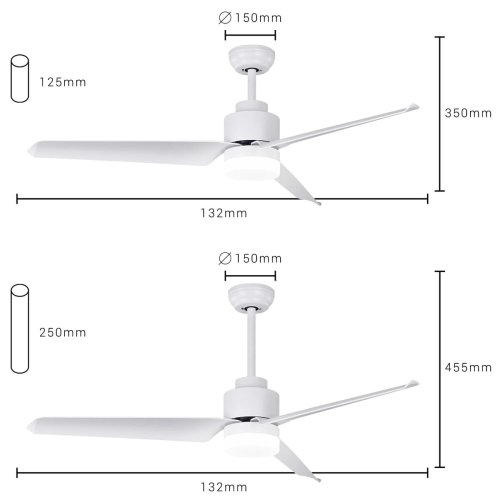 Takflkt med belysning SPC Internet 6499B MAX2 43 W Vit