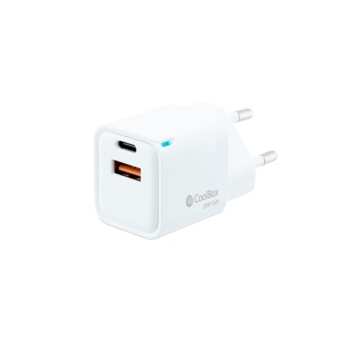 Vggladdare CoolBox COO-CUP-20CA Vit 20 W