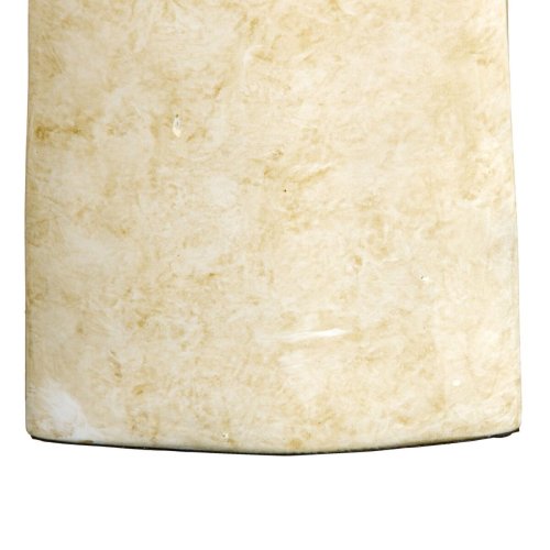 Vas 24 x 13 x 64 cm Glas Gyllene Metall Vit