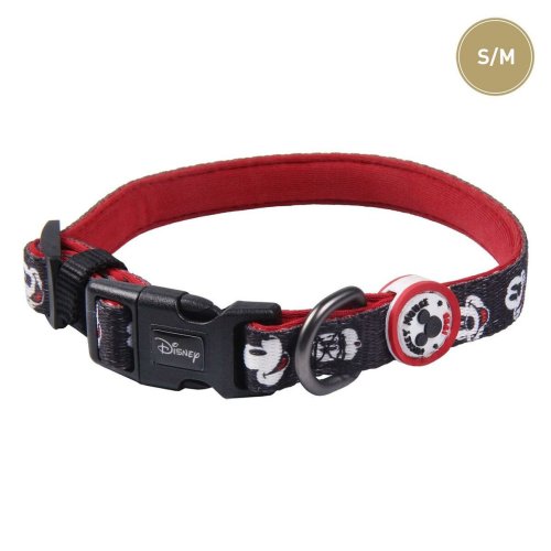 Hundhalsband Mickey Mouse Svart S/M
