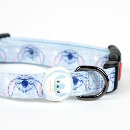 Hundhalsband Stitch Ljusbl XS/S
