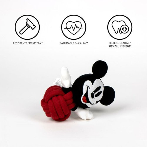 Hundleksak Mickey Mouse Rd Polyester Bomull